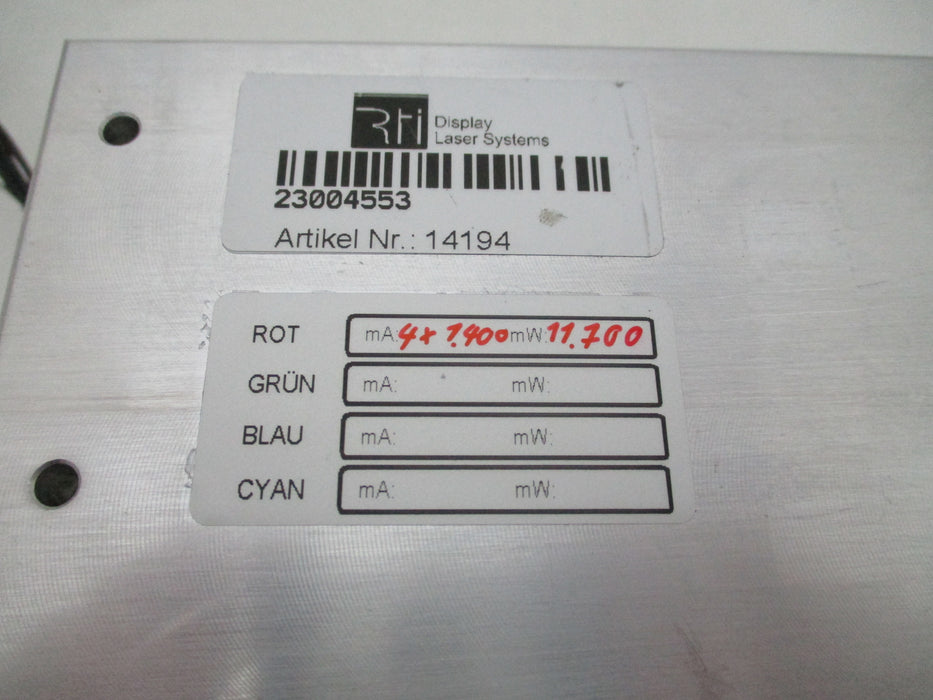 RTI RED 638nm 11.300mW (brand new) without driver - 1 pc available