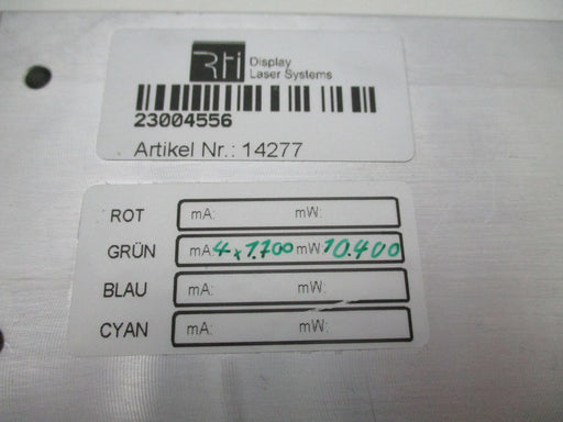 RTI GREEN 525nm 10.400mW (brand new) without driver - 1 pc available