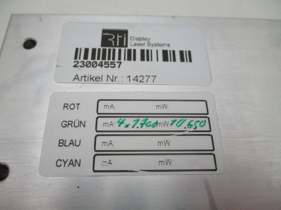 RTI GREEN 525nm 10.650mW (brand new) without driver - 1 pc available