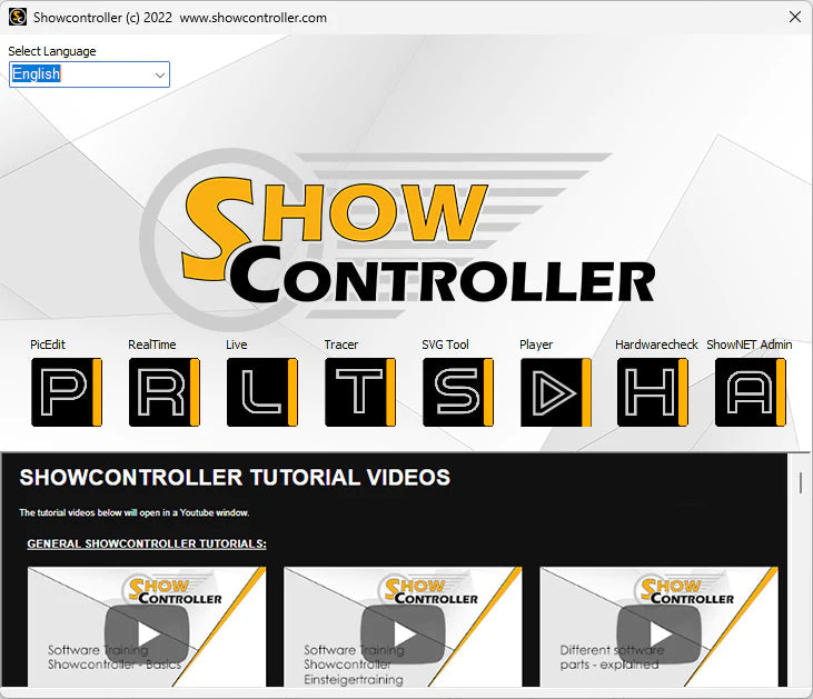 Showcontroller license - professional laser show and multimedia control software